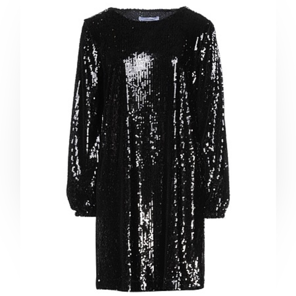 BLACK SEQUIN DRESS NWT (US 12)